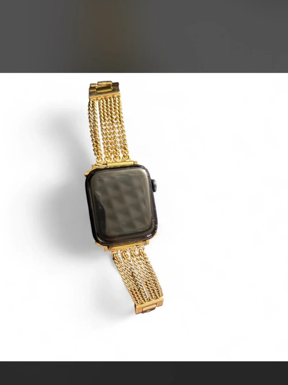 Gold Apple Watch band